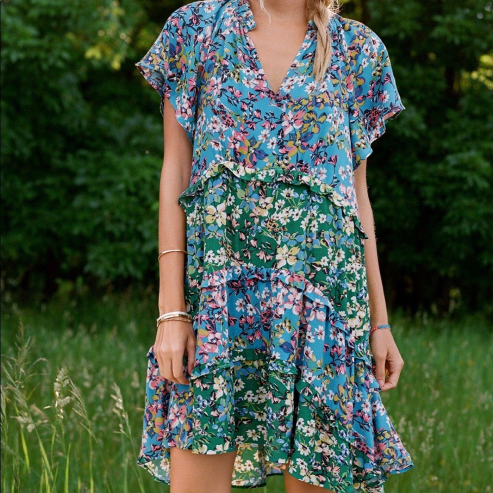 NWT Robin Tiered Mini Dress